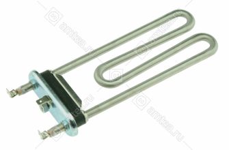 ТЭН (нагреватель) L=180 мм, 2000W, прямой без отверстия стиральной машины Bosch, Samsung