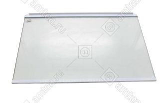 Полка стеклянная с обрамлением над овощным ящиком холодильника Атлант