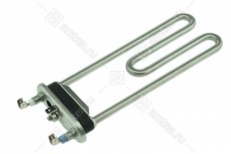 ТЭН (нагреватель) L=203 мм, 2000W, прямой с отверстием стиральной машины Bosch, Gorenje