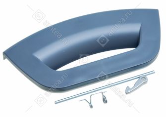 Ручка люка (комплект, темно-серый) стиральной машины Indesit, Ariston