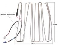 ТЭН (нагреватель) оттайки испарителя холодильника Samsung