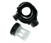 Корпус фильтра (улитка) сливного насоса стиральной машины Indesit, Ariston