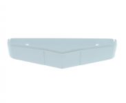 Ручка двери (белая) холодильника Бирюса