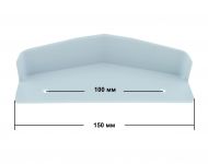 Ручка двери (белая) холодильника Бирюса