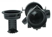 Насос LEILI/Mainox/Hanyu с улиткой (на 3х винтах клеммы сзади раздельно) LG 