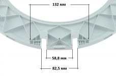 Внутреннее обрамление люка стиральной машины Bosch, Siemens