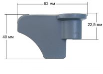 Лопасть (лопатка) для замеса теста хлебопечи Moulinex, Delonghi