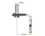 Петля двери (нижняя/левая) холодильника Gorenje