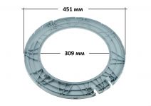 Внутреннее обрамление люка стиральной машины Bosch, Siemens