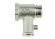 Предохранительный (обратный) клапан без рычажка водонагревателя 1/2'' 6 бар ИТА