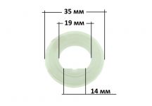 Прокладка + уплотнитель шнека мясорубки Bosch серии MFW4, MFW6