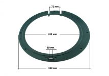 Внутреннее обрамление люка стиральной машины Атлант