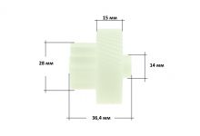 Шестерня (малая) мясорубки Redmond