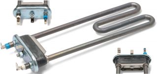 ТЭН (нагреватель) L=225 мм, 1900W, прямой без отверстия стиральной машины