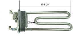 ТЭН (нагреватель) L=160 мм, 1300W, прямой с датчиком стиральной машины Candy