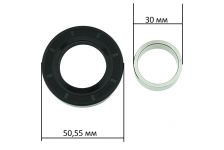 Сальник 30х50,55 х10/12 + втулка бесшовная (25х30 мм) для ремонта крестовины
