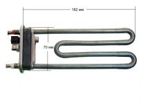 ТЭН (нагреватель) L=185 мм, 1900W, с датчиком стиральной машины Samsung, Bosch MAXX