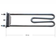 ТЭН (нагреватель) L=230 мм, 1750W, прямой с отверстием стиральной машины 