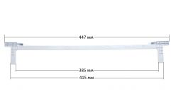 Ограничитель полки (задний, с бортиком) холодильника Beko 45 см