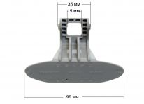 Ручка люка (серая) стиральной машины LG