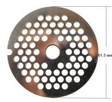 Решетка средняя (камера № 8) 4 мм мясорубки Zelmer, Bosch, Kenwood