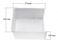 Ящик для овощей (без передней панели) холодильника Indesit, Ariston, Stinol 