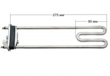 ТЭН (нагреватель) L=275 мм. 2000W прямой с датчиком стиральной машины Атлант ORIGINAL