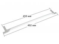 Ограничитель полки (задний, с бортиком) холодильника Beko 49см