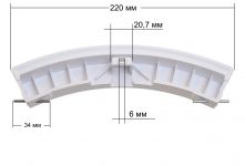 Ручка люка стиральной машины Bosch, Siemens