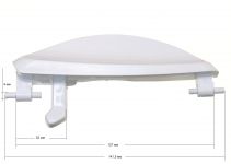 Ручка люка (белая) стиральной машины Hansa