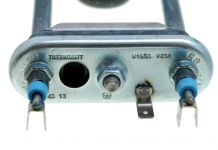 ТЭН (нагреватель) L=230 мм, 1950W, прямой с отверстием стиральной машины Bosch, Whirlpool