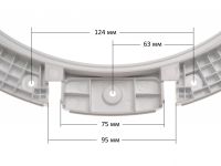 Внутреннее обрамление люка (без петли) стиральной машины Samsung